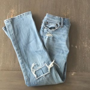 Abercrombie kids jeans light blue 11/12